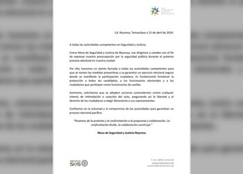 Garantías de seguridad a candidatos y ciudadanía: Mesa de Seguridad y Justicia