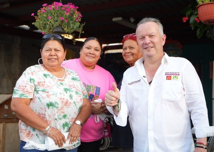 Impulsará Carlos Canturosas programas para fortalecer equidad y seguridad social para mujeres