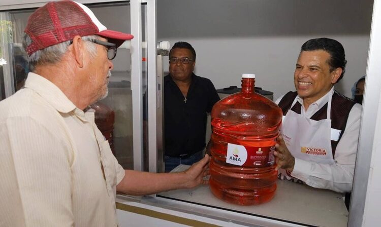 Inauguran segundo centro de Abastecimiento Municipal de Agua y Alimentos en Victoria