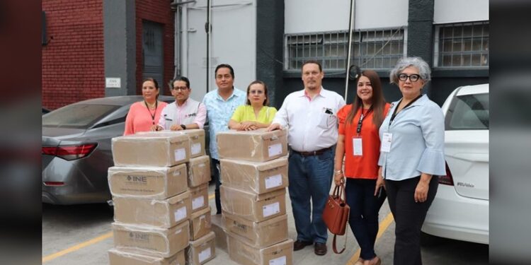 Llegó a Tamaulipas Lista Nominal para elección del 2 de junio