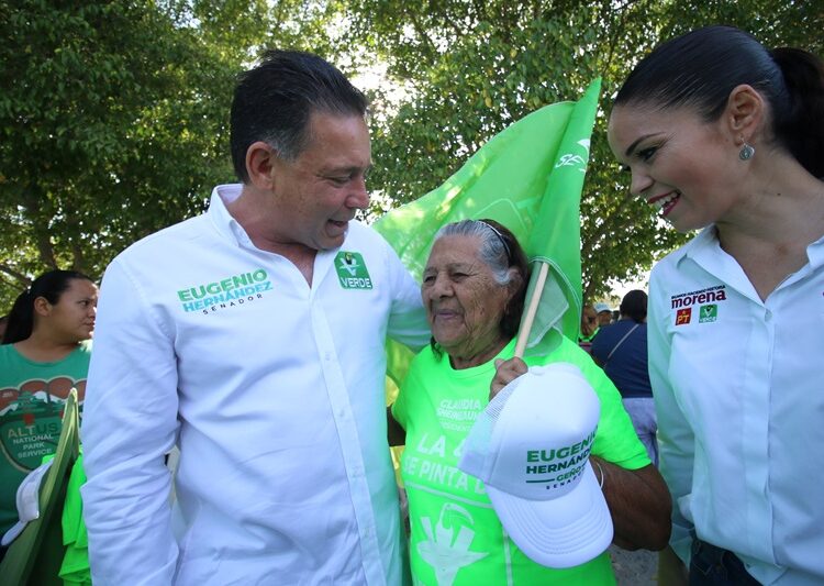 Pide Geño a votantes en Jiménez “Sigamos Haciendo Historia”