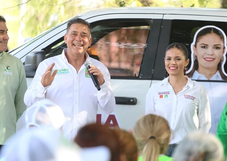 Pide Geño a votantes en Jiménez “Sigamos Haciendo Historia”