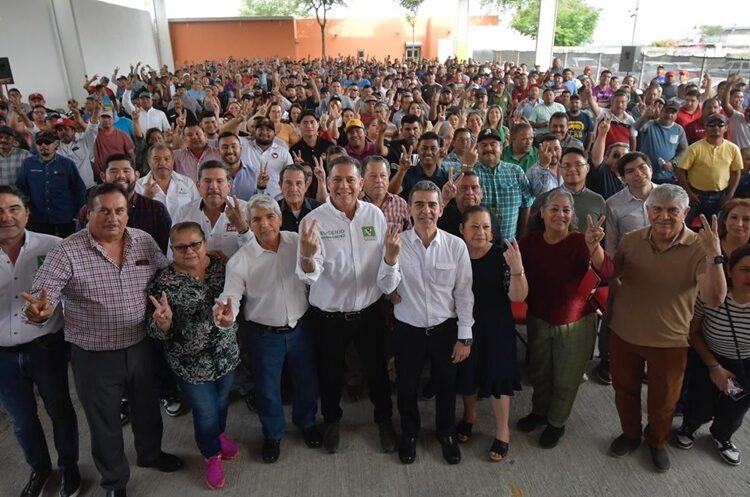 Por mejores salarios y prestaciones, la clase trabajadora va con Geño