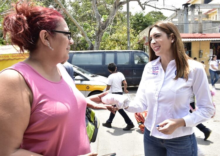 Propone Marce Unda mejorar el servicio de transporte público en Tampico