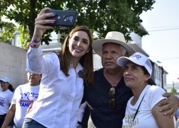 Recibe Marcela Unda gran apoyo en la Zona Norte