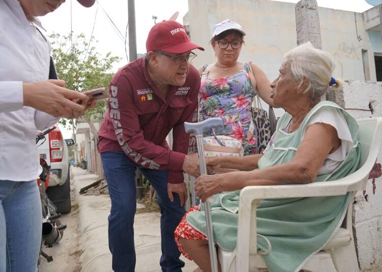 Recorre Armando Martínez el sector Laguna de la Puerta