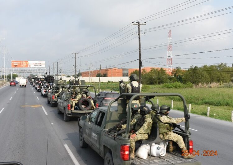 Refuerza Ejército Mexicano seguridad en Tamaulipas