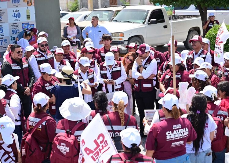 Refuerzan campaña de defensa del voto para Claudia Sheinbaum en Reynosa
