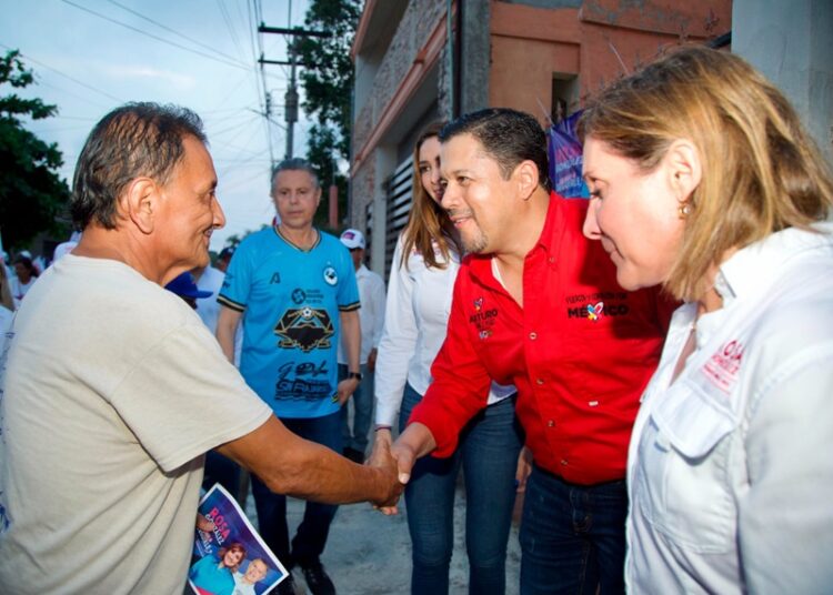 “Tampico seguirá brillando con los candidatos de Fuerza y Corazón por México”: Arturo Núñez