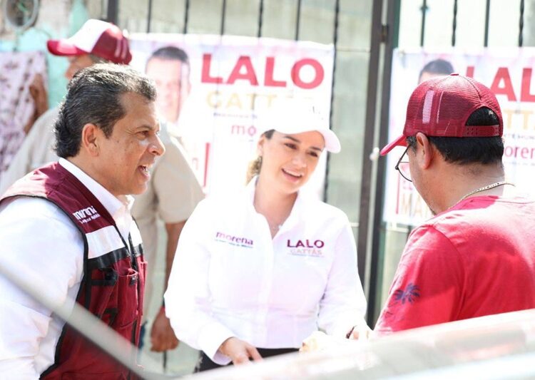 Tianguistas de la Américo se suman a Lalo Gattás