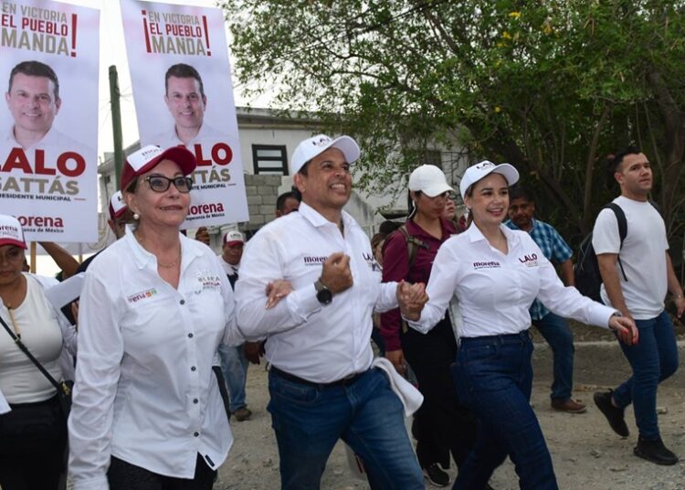 Va Lalo Gattás con paso firme a la reelección