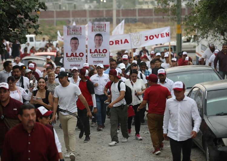 Va Lalo Gattás con paso firme a la reelección