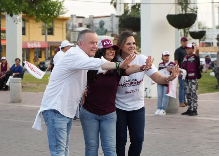 Respaldan neolaredenses a candidatos de la 4T