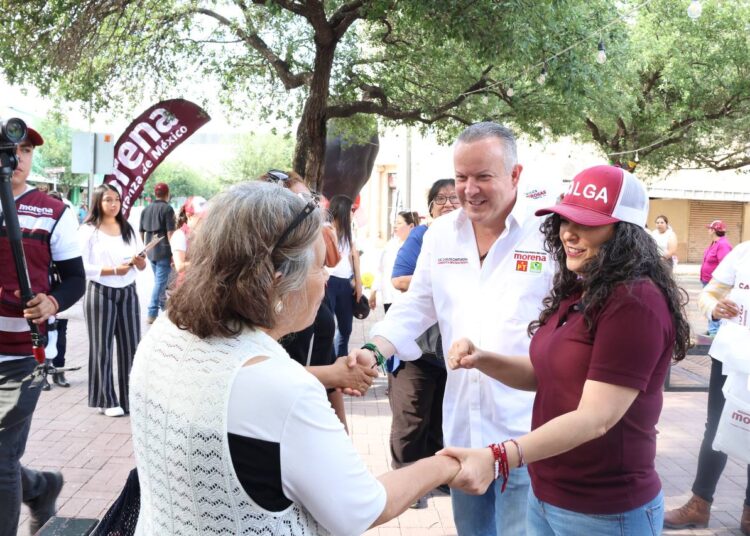 Respaldan neolaredenses a candidatos de la 4T
