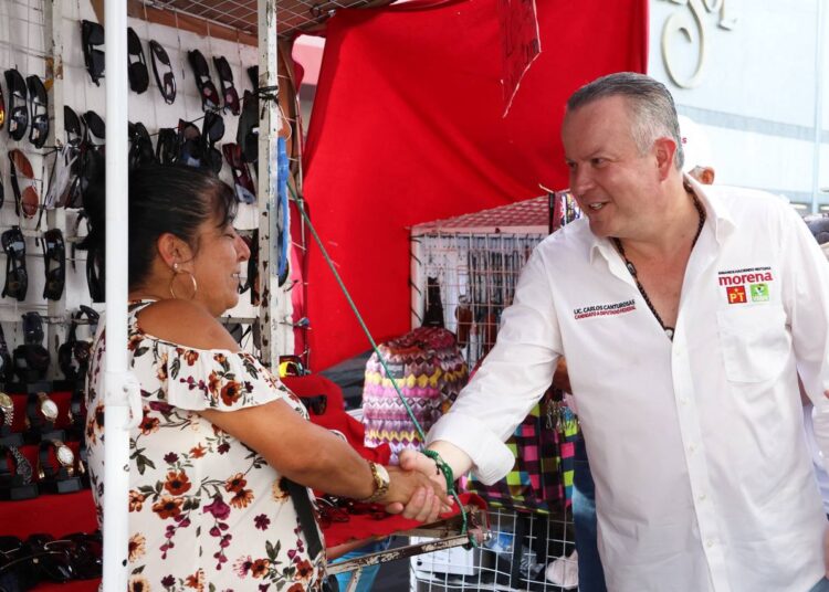 Respaldan neolaredenses a candidatos de la 4T