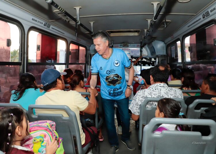 Chucho Nader recorre Miramapolis en Ciudad Madero