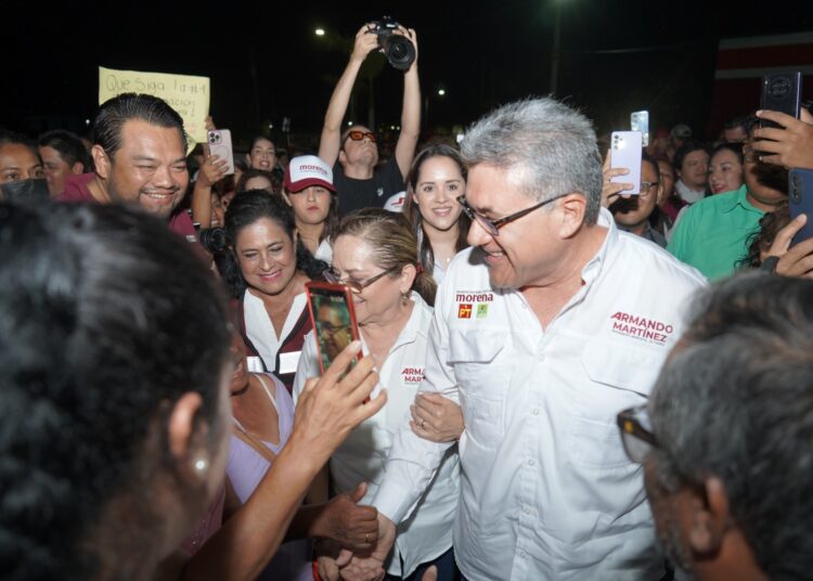 Armando Martínez recibe impresionante respaldo al inicio de su campaña