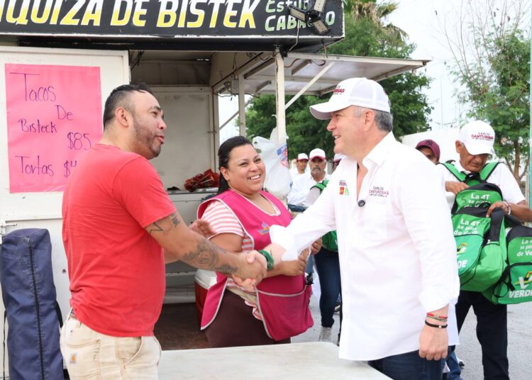 Va Carlos Canturosas por más beneficios para los trabajadores