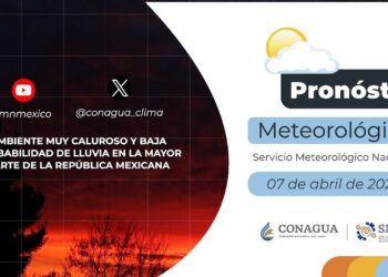#PronósticodelTiempo para hoy Domingo 07 de abril de 2024