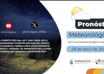 #PronósticodelTiempo para hoy Domingo 28 de abril de 2024
