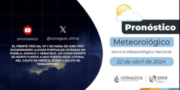 #PronósticodelTiempo para hoy Lunes 22 de abril de 2024