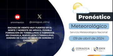 #PronósticodelTiempo para hoy Martes 09 de abril de 2024