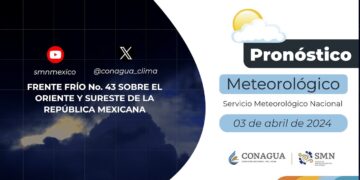 #PronósticodelTiempo para hoy Miércoles 03 de abril de 2024