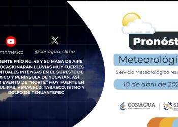 #PronósticodelTiempo para hoy Miércoles 10 de abril de 2024