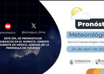 #PronósticodelTiempo para hoy Miércoles 24 de abril de 2024