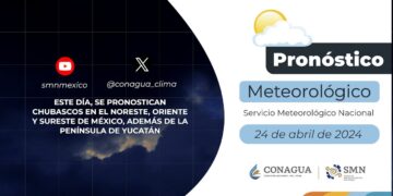 #PronósticodelTiempo para hoy Miércoles 24 de abril de 2024