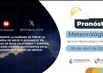 #PronósticodelTiempo para hoy Sábado 06 de abril de 2024