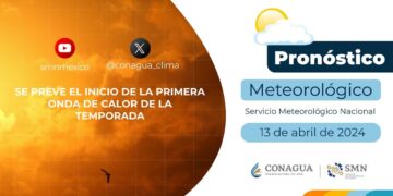 #PronósticodelTiempo para hoy Sábado 13 de abril de 2024