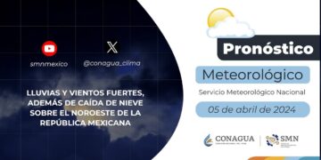 #PronósticodelTiempo para hoy Viernes 05 de abril de 2024
