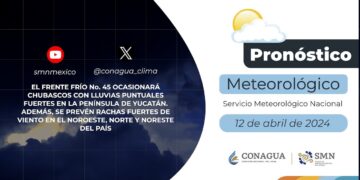 #PronósticodelTiempo para hoy Viernes 12 de abril de 2024