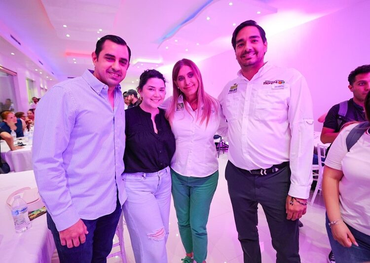 Agradecen emprendedores apoyo con Maki Ortiz y Carlos Peña