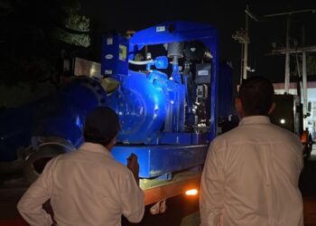 Anuncia COMAPA Altamira la llegada de potente motobomba