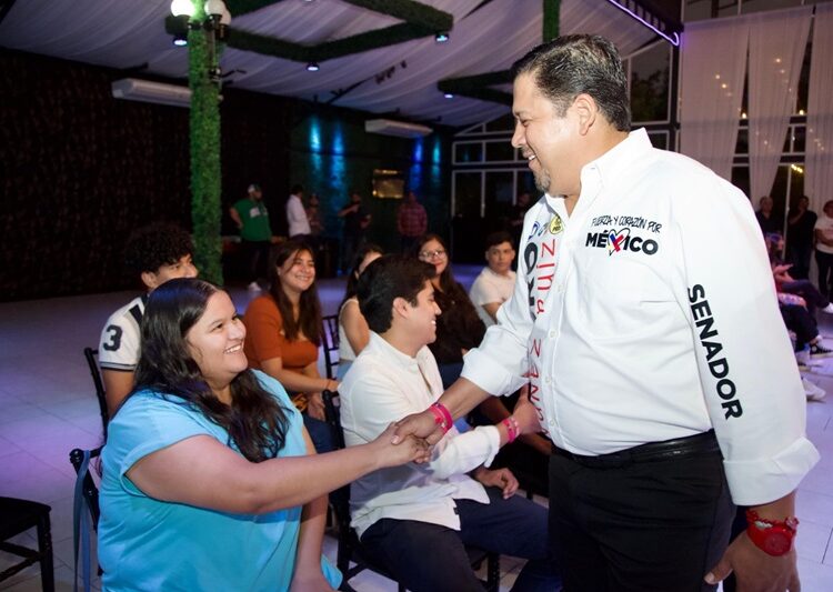 Arturo Núñez convoca a la fuerza de los jóvenes para defender a México y a Tamaulipas