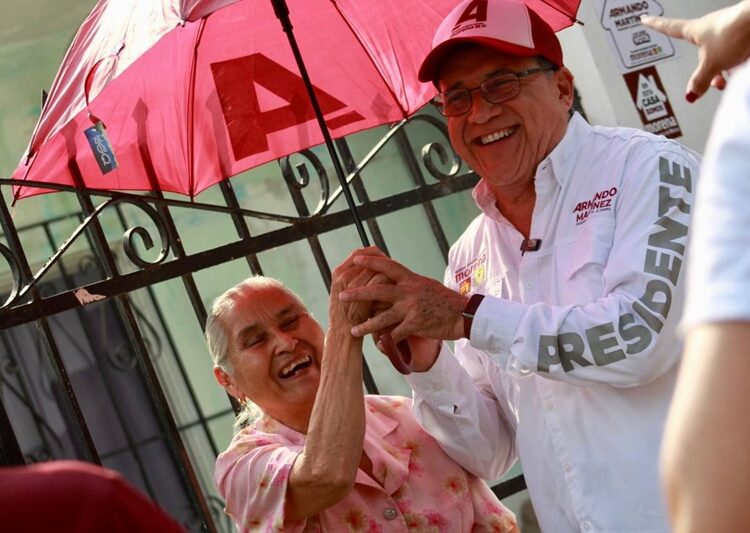 Avanza Armando Martínez Manríquez rumbo al triunfo en 5ª semana de campaña