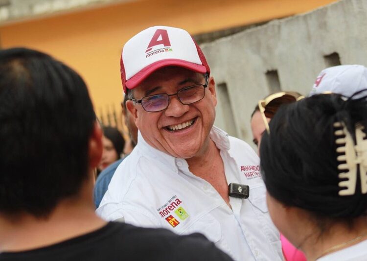 Avanza Armando Martínez Manríquez rumbo al triunfo en 5ª semana de campaña