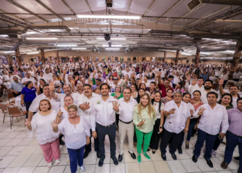 Carlos Peña y Maki Ortiz, unidos por la educación y el progreso en Reynosa