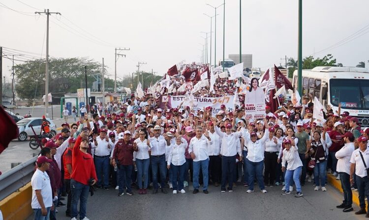 Cierra AMM su campaña rumbo a la reelección ante más de 12 mil personas en Zona Centro de Altamira