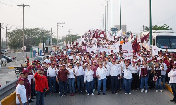 Cierra AMM su campaña rumbo a la reelección ante más de 12 mil personas en Zona Centro de Altamira