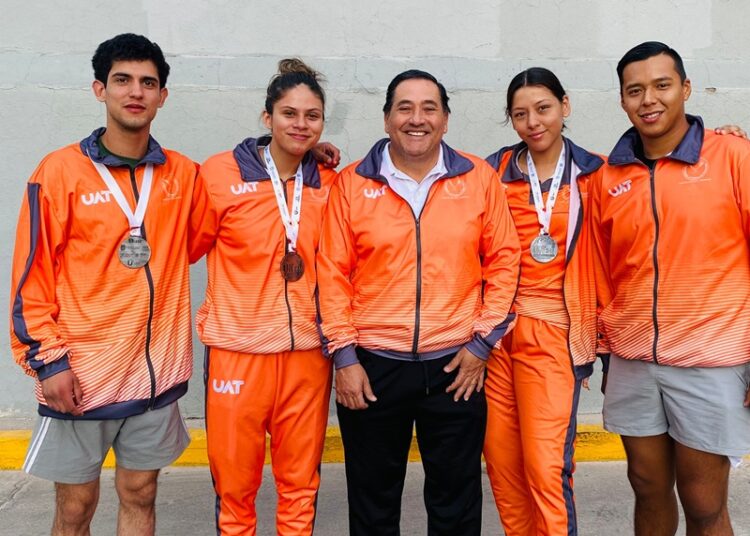 Con plata y bronce cierra Taekwondo de la UAT en Universiada Nacional