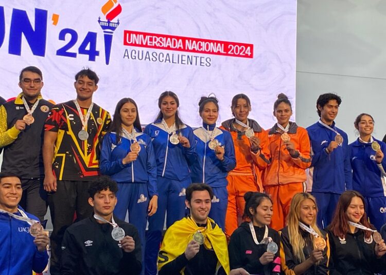 Con plata y bronce cierra Taekwondo de la UAT en Universiada Nacional