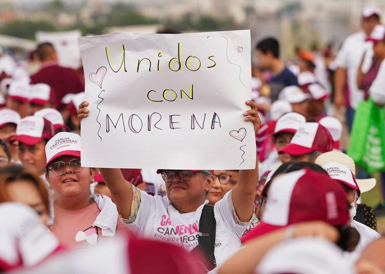 Convoca Carmen Lilia Canturosas a seguir con la transformación y votar por Morena