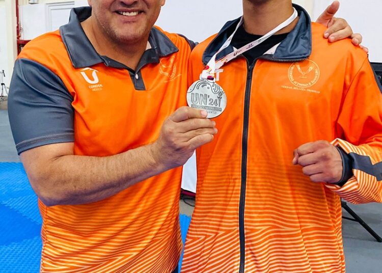 Da “Nacho” Pérez plata en TKD para la UAT