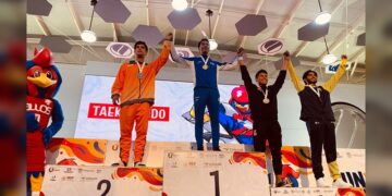 Da “Nacho” Pérez plata en TKD para la UAT