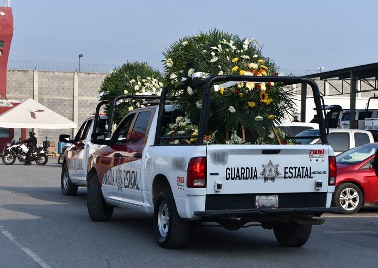 Despide SSPT con honores fúnebres a policía fallecido en cumplimiento del deber