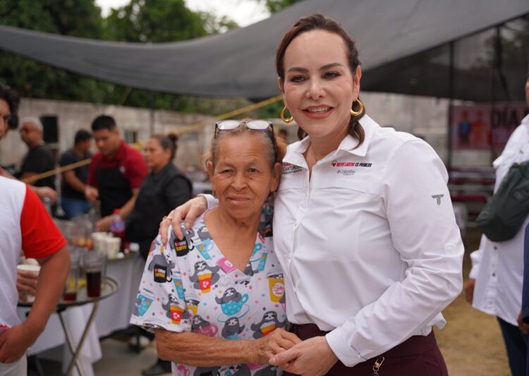 Destaca candidata a la presidencia municipal, Carmen Lilia, propuestas con la clase trabajadora