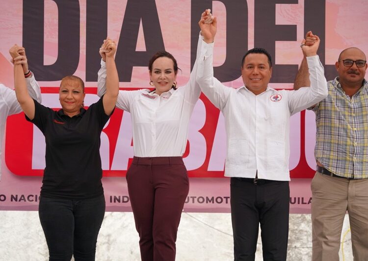 Destaca candidata a la presidencia municipal, Carmen Lilia, propuestas con la clase trabajadora